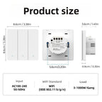 Smart wall touch switch panel