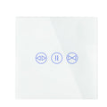 WiFi Smart Curtain Switch Tempered Glass Panel Remote Control