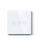 WiFi Smart Curtain Switch Tempered Glass Panel Remote Control