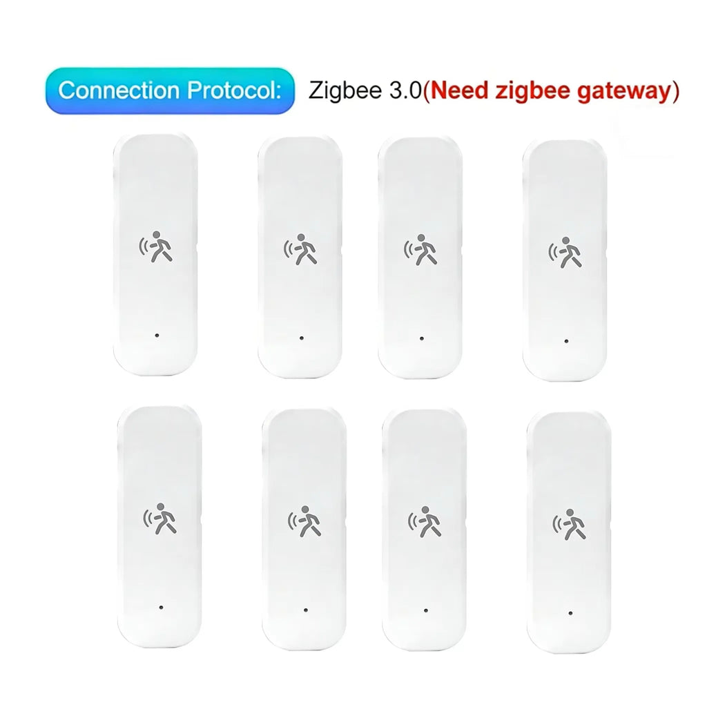 Zigbee 10G Radar Human Motion Sensor Tuya 4-in-1 MmWave Motion Detector Lux Temp Humidity Replace PIR Smart Life