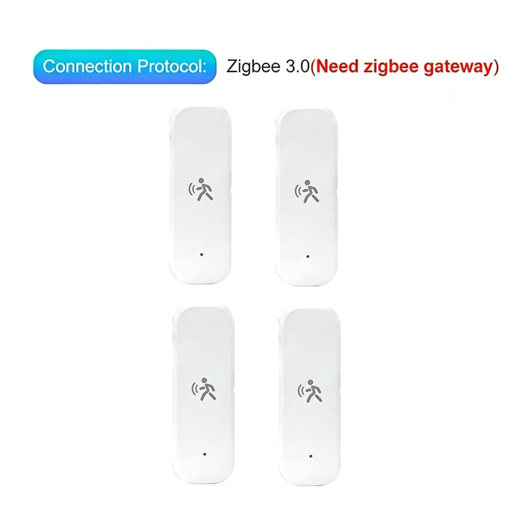 Zigbee 10G Radar Human Motion Sensor Tuya 4-in-1 MmWave Motion Detector Lux Temp Humidity Replace PIR Smart Life