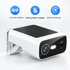 Dual Lens WiFi Surveillance Camera with Solar Power