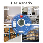 Zigbee Smart Thermometer Temperature Humidity Sensor