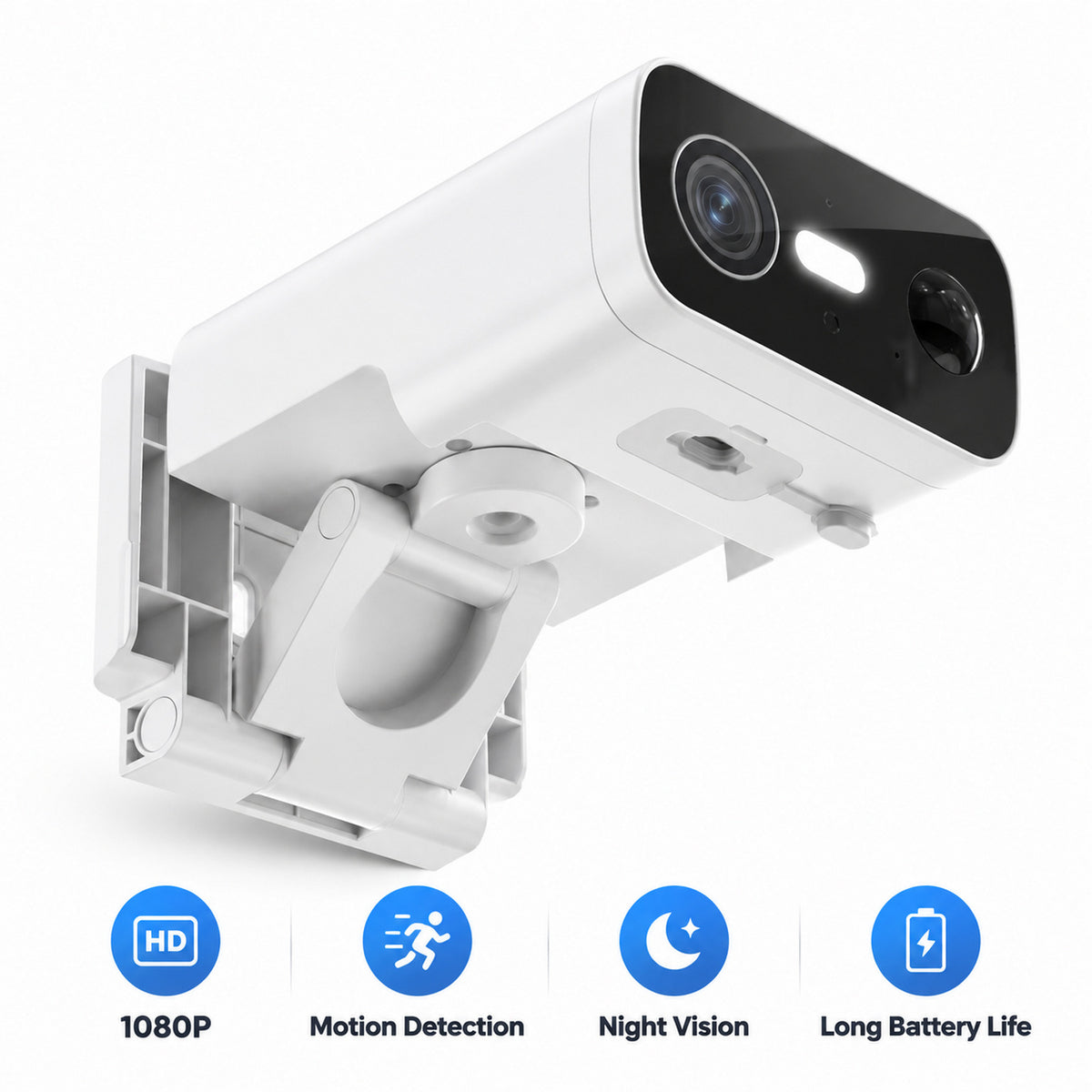 Dual Lens WiFi Surveillance Camera with Solar Power