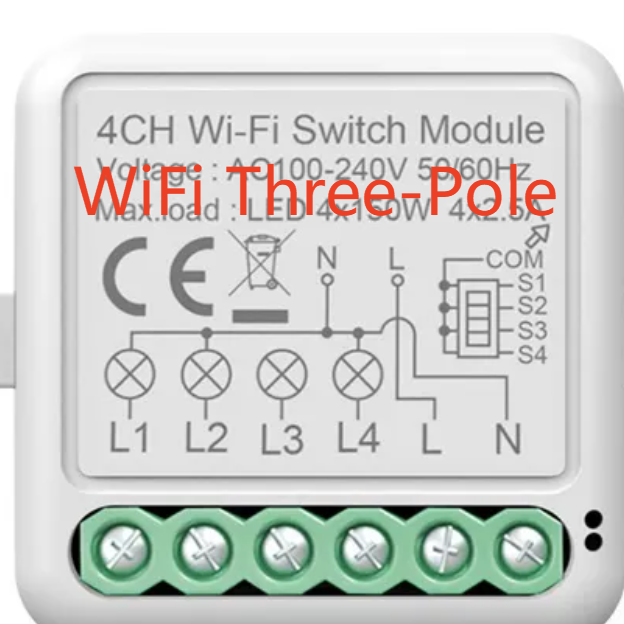 Voice-controlled WiFi smart switch